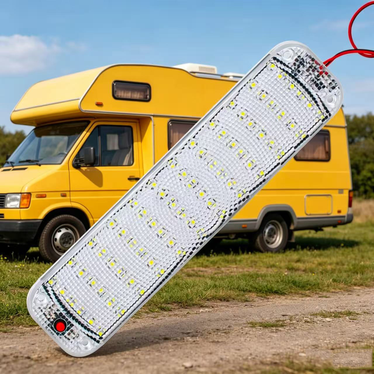Outdoor Camping Vehicle - 72LED Araba İç Aydınlatma Lambası 12-80V