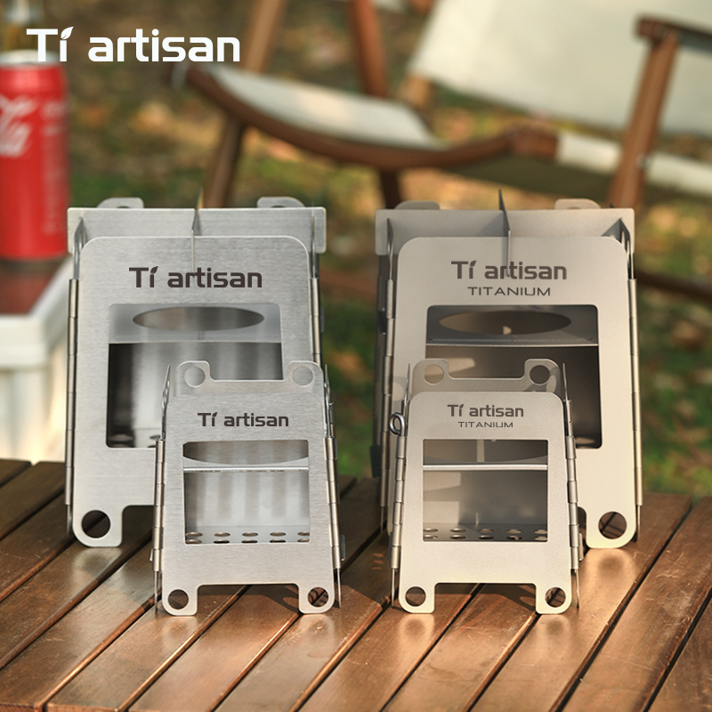 Outdoor Camping Wood Stove - Tiartisan Paslanmaz Çelik Kamp Sobası Mini