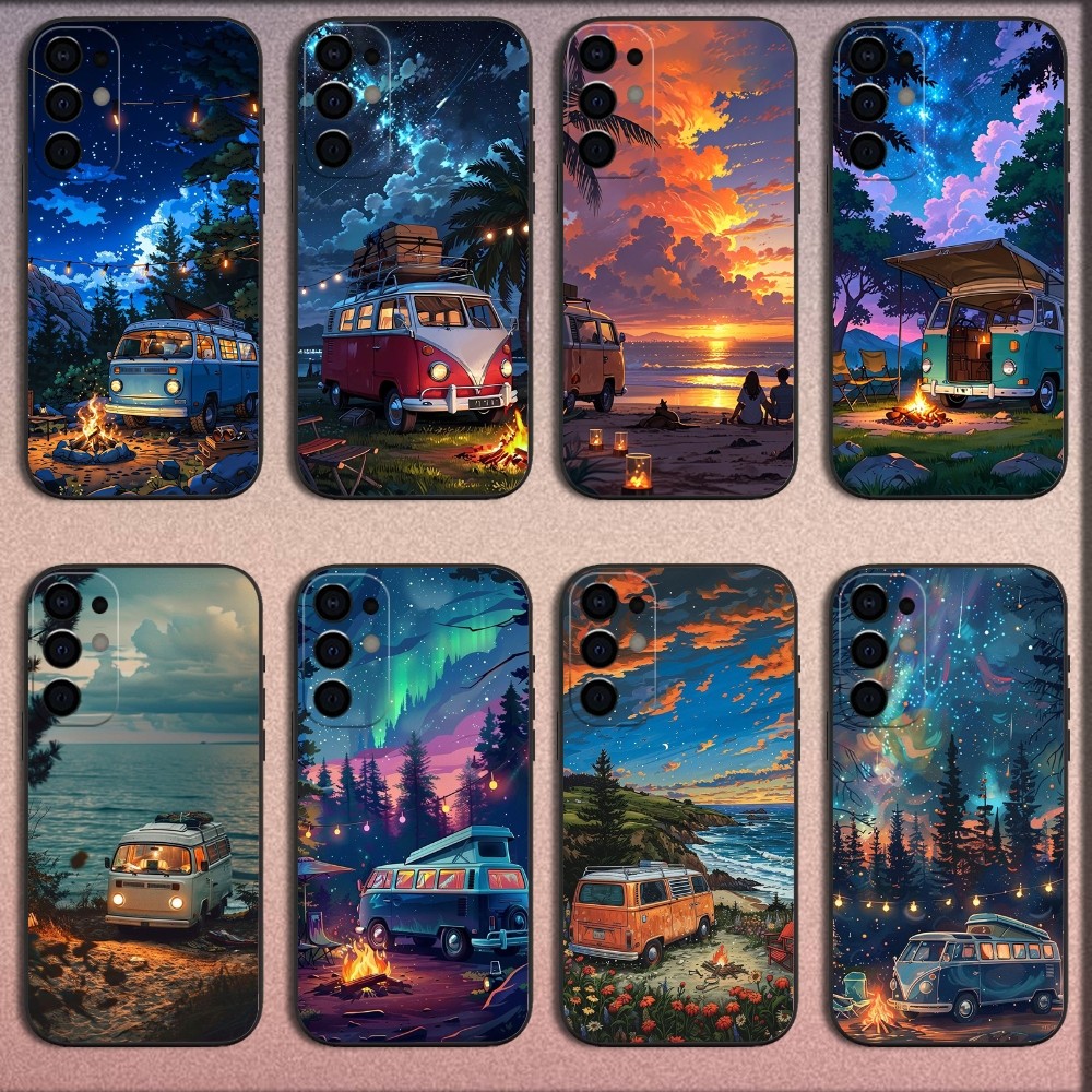 Outdoor Camping Anime - Kombi Van Araba Açık Kamp Telefon