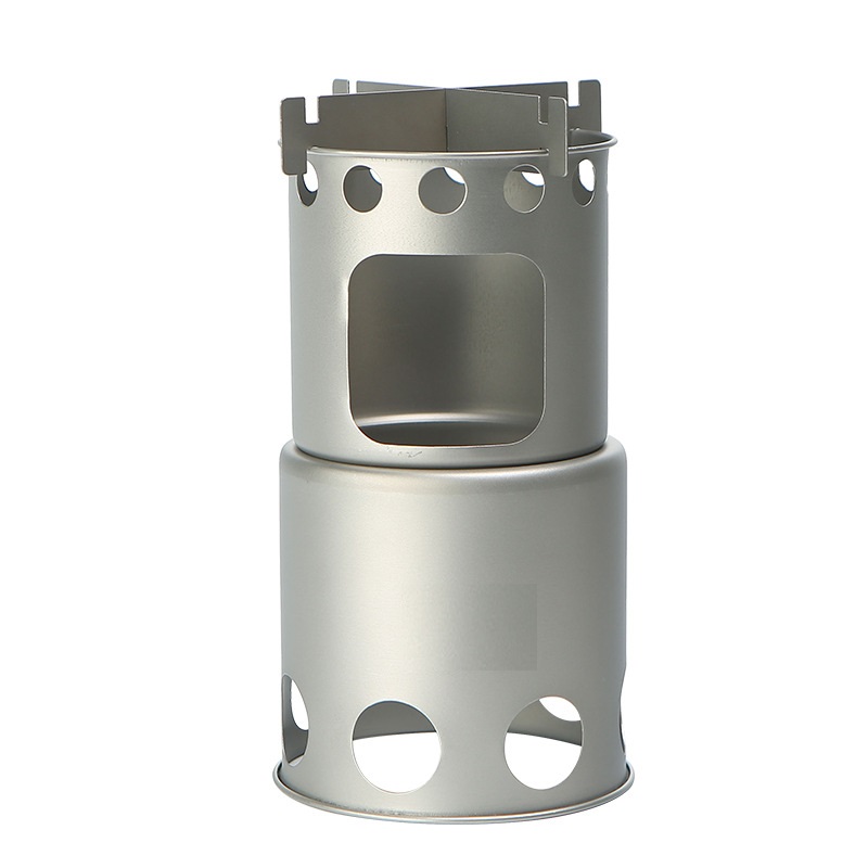 Outdoor Camping Wood Stove - Kamp İçin Küçük Titanyum Odun Sobası
