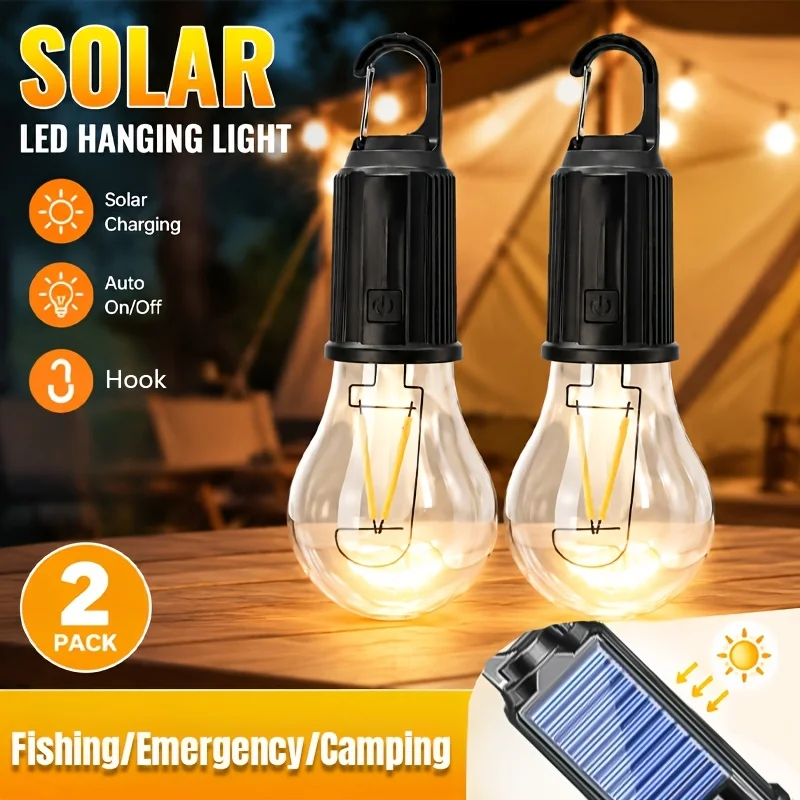 Camping Solar Lantern - Güneş Enerjili LED Kamp Lambaları Tip-C