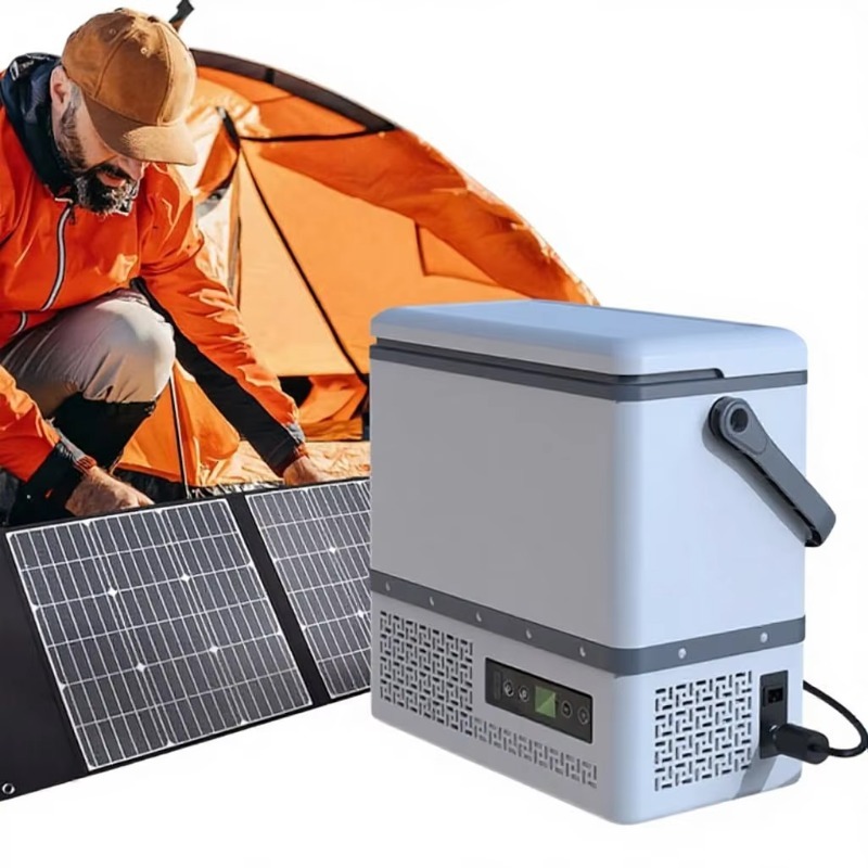 Outdoor Camping Fridge - Yeni Güneş Enerjili Kamp Açık Hava