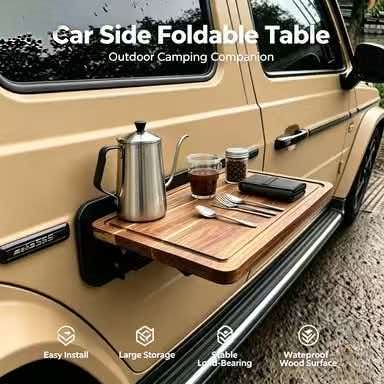 Outdoor Camping Vehicle - Hızlı Kurulumlu Araç Yan Montajlı Katlanabilir