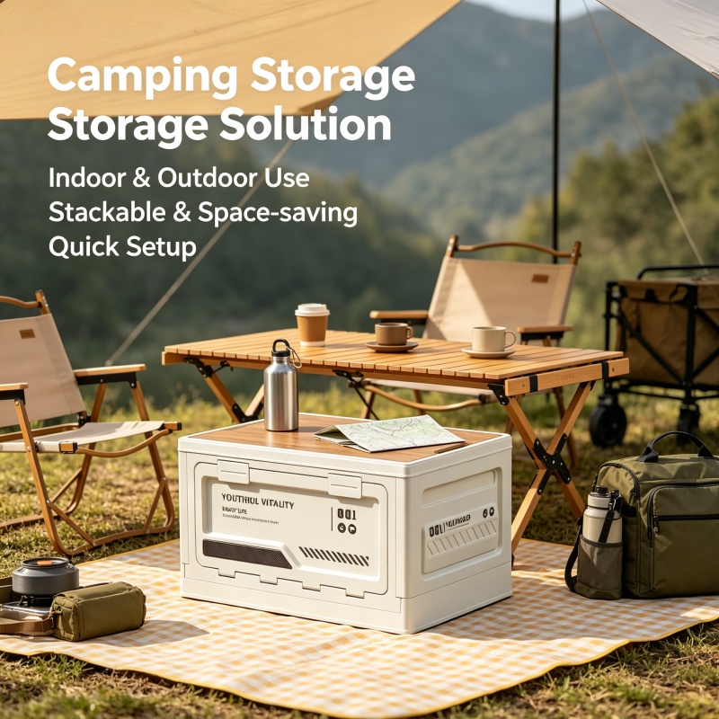 Outdoor Camping Folding Storage Box - Açık Hava Saklama Kutusu Kamp Katlanır