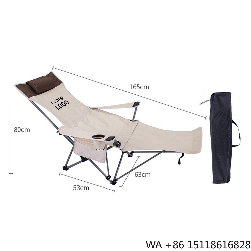 Outdoor Camping Furniture - Taşınabilir Katlanır Yatarlı Sandalye Hafif Ayarlanabilir