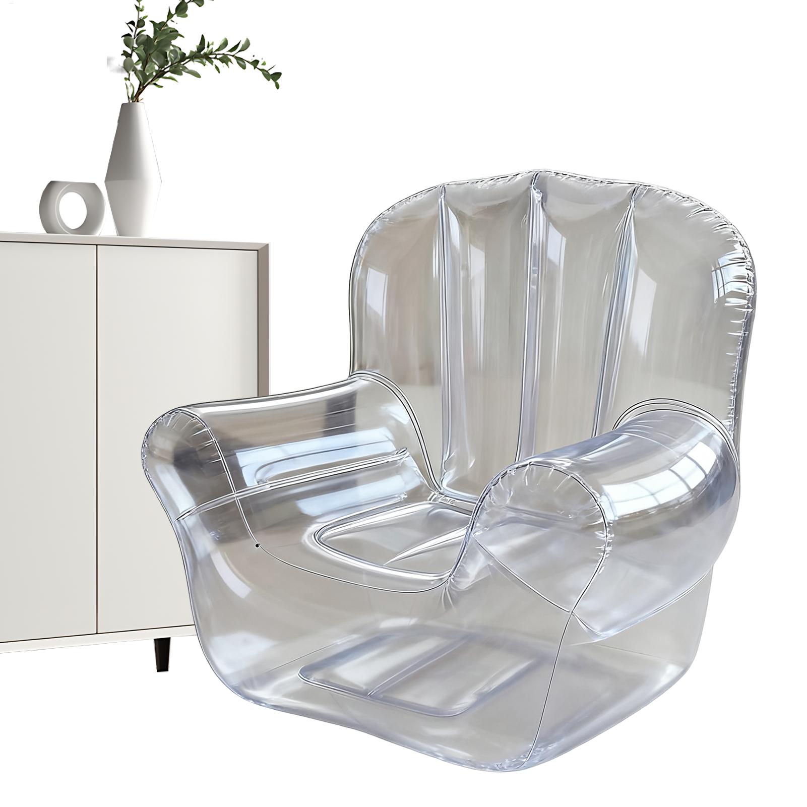 Outdoor Camping Furniture - Kalınlaşmış Şeffaf Kanepe PVC Şişme Kanepe
