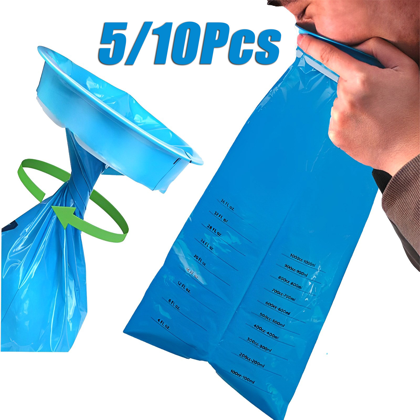 Bivvy Bag Emergency - 1000 ML Tek Kullanımlık Kusmuk Torbası
