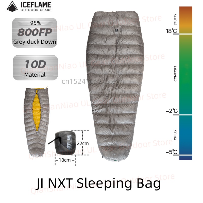 Ultralight Sleeping Bag - Buz Alev JI NXT 800FP Mumya