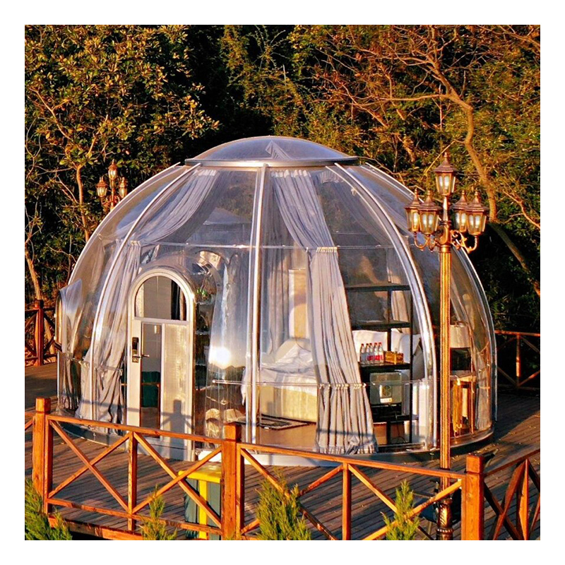 Outdoor Camping Venues - Şeffaf Şişme Yıldız İzleme Çadırı, Toz