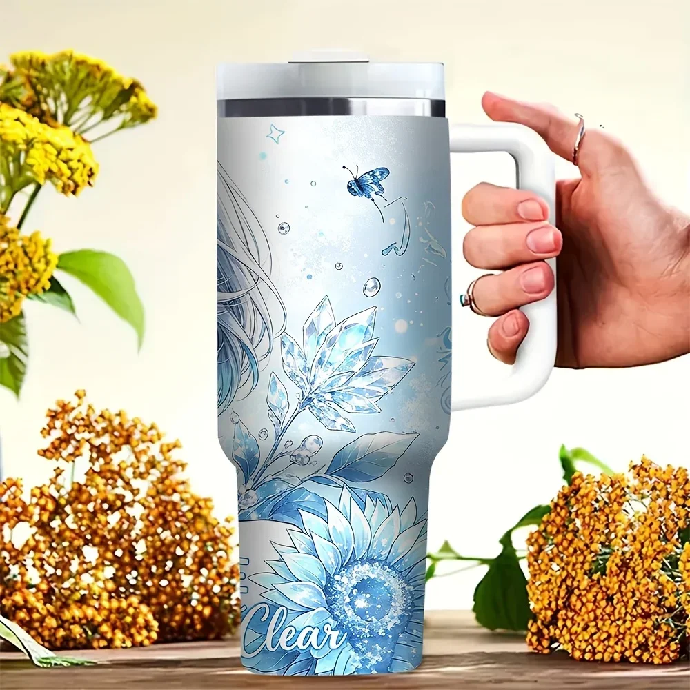 40oz Saplı Bardak, Mavi Anime  - Outdoor Camping Anime incelemesi ve fiyatı