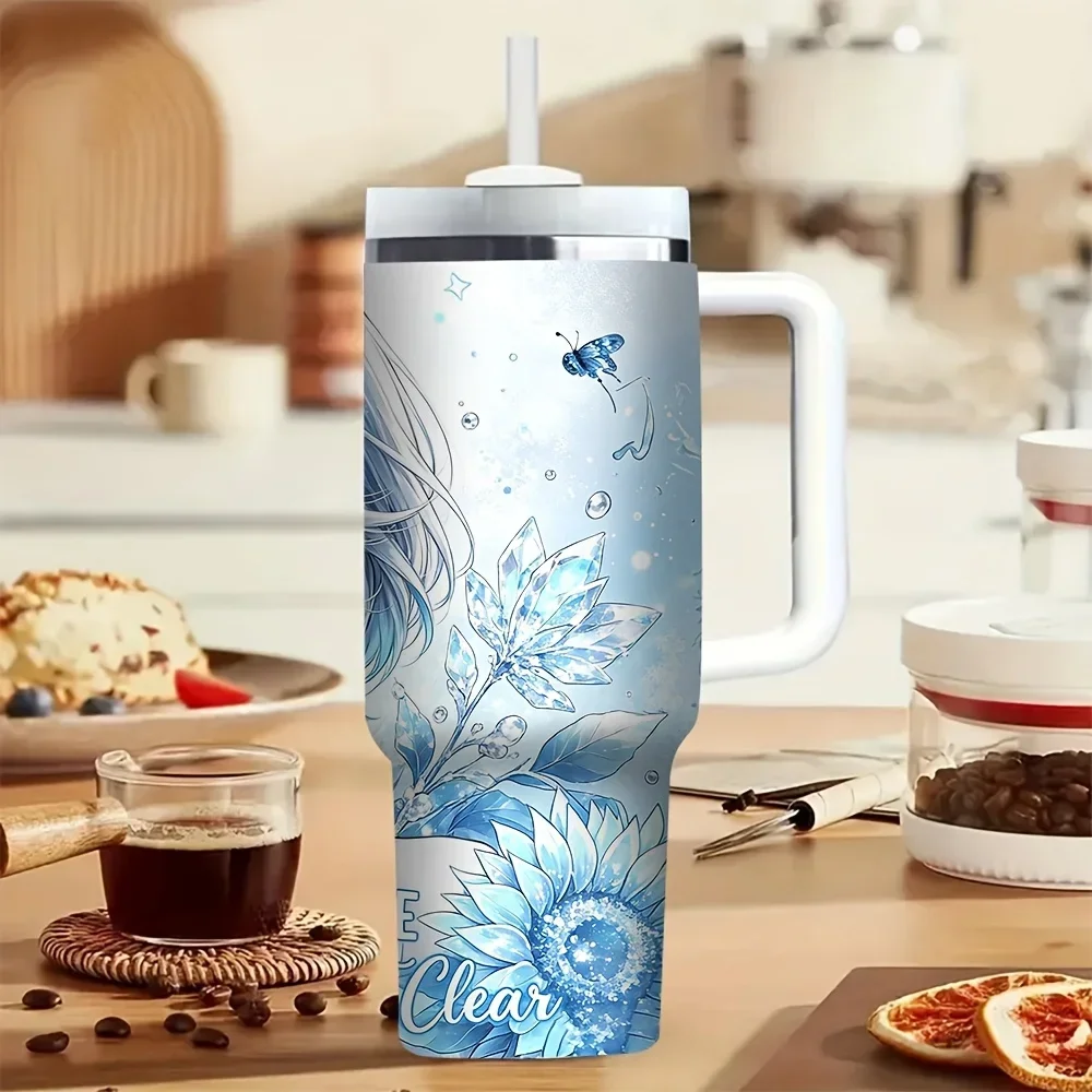 40oz Saplı Bardak, Mavi Anime  - Outdoor Camping Anime incelemesi ve fiyatı