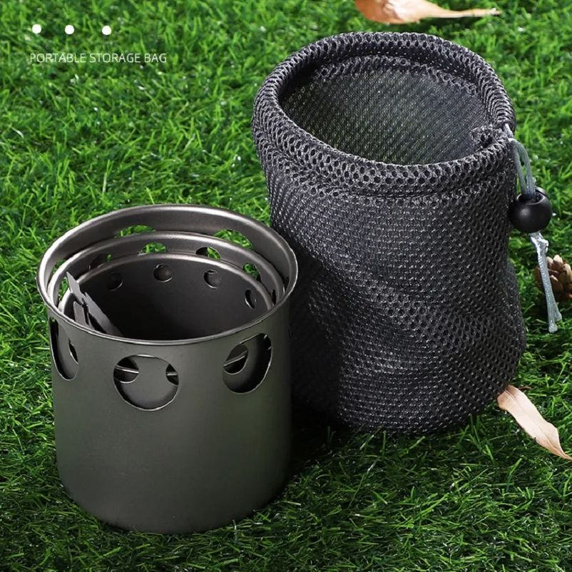 Kamp İçin Küçük Titanyum Odun  - Outdoor Camping Wood Stove incelemesi ve fiyatı