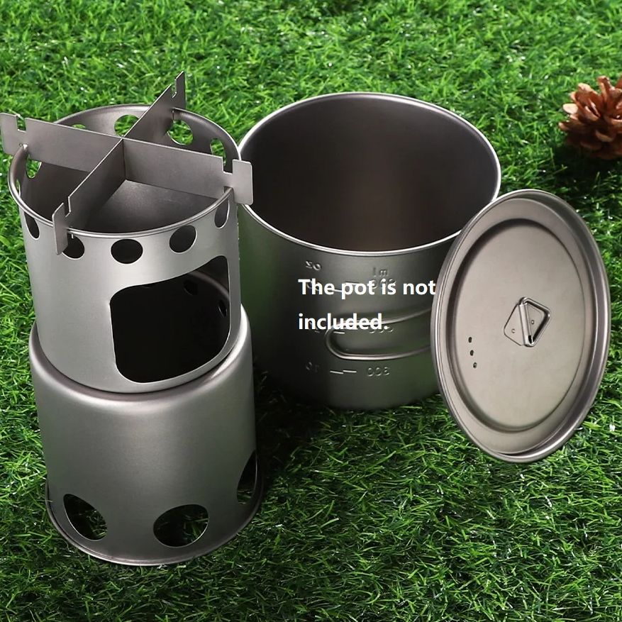 Kamp İçin Küçük Titanyum Odun  - Outdoor Camping Wood Stove incelemesi ve fiyatı