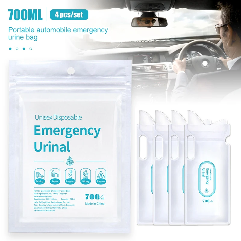4 adet 700ml araba idrar torba - Bivvy Bag Emergency incelemesi ve fiyatı