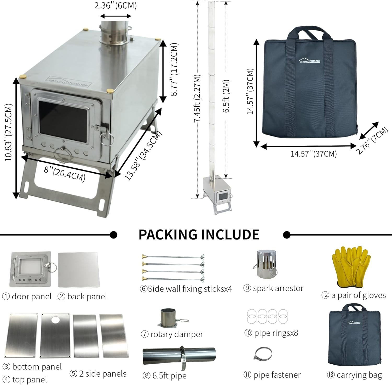 [Yeni] Dış Mekan Paslanmaz Çel - Outdoor Camping Wood Stove incelemesi ve fiyatı