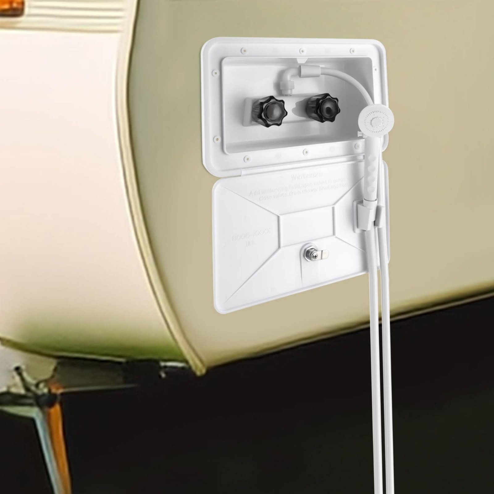 RV Dış Mekan Duş Kutusu Kompak - Outdoor Camping Gear incelemesi ve fiyatı