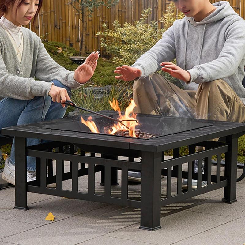Kamp Yakacak Odun Sobası Kare  - Outdoor Camping Wood Stove incelemesi ve fiyatı