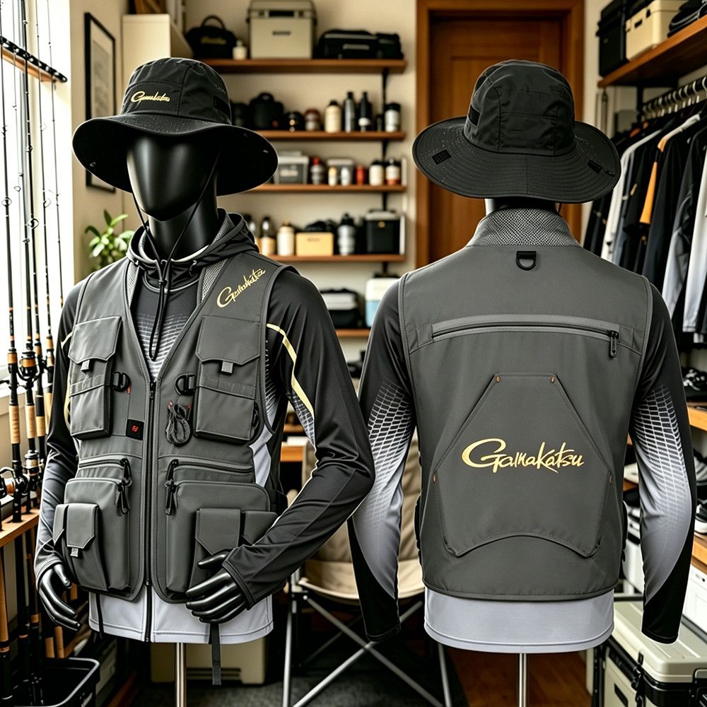 Gamakatsu Erkekler Çok Cepli B - Outdoor Camping Jacket incelemesi ve fiyatı
