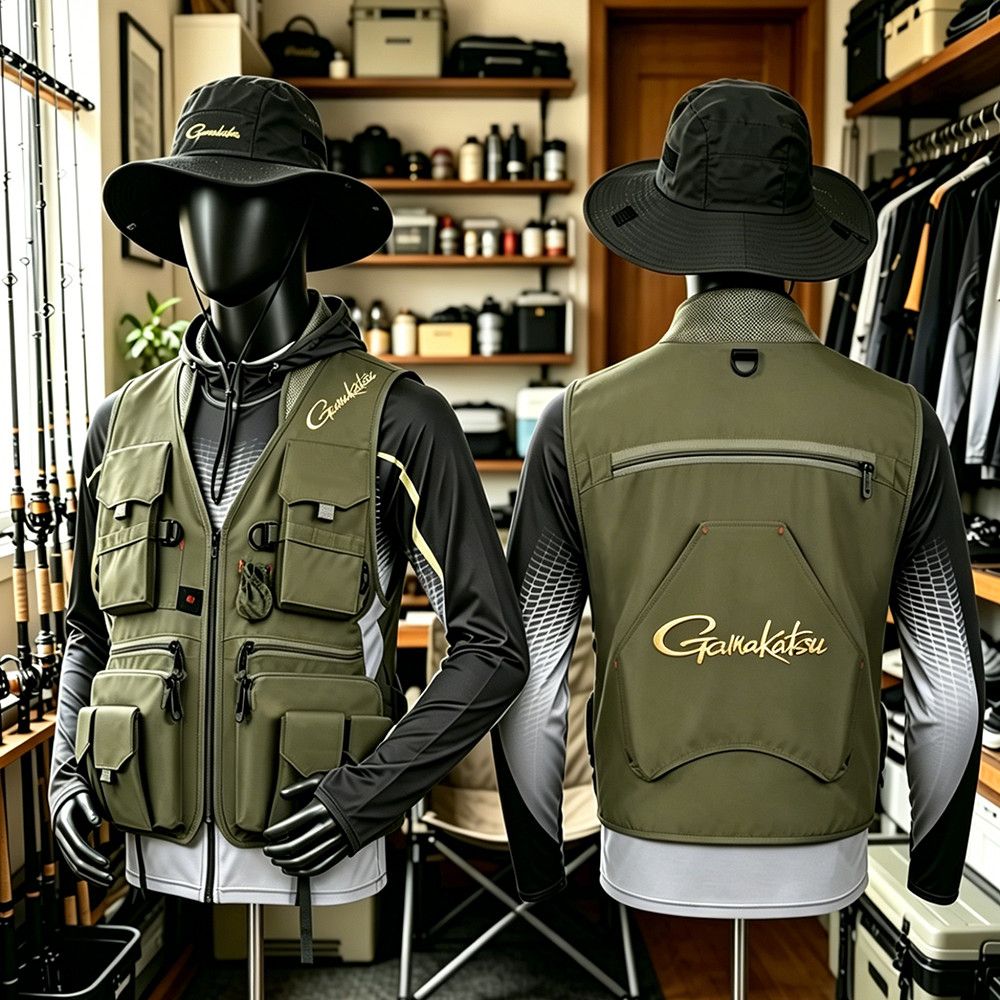 Gamakatsu Erkekler Çok Cepli B - Outdoor Camping Jacket incelemesi ve fiyatı