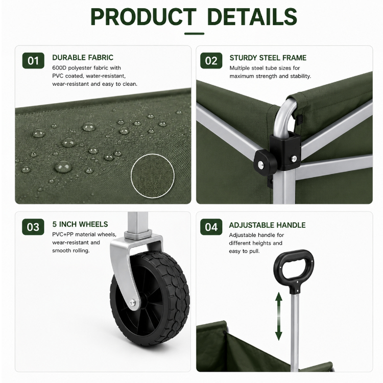 Büyük Kapasiteli Katlanabilir  - Outdoor Camping Furniture incelemesi ve fiyatı