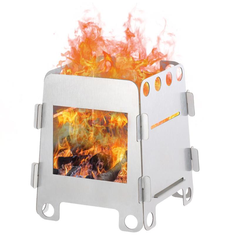 1 Set Katlanabilir Kamp Odun S - Outdoor Camping Wood Stove incelemesi ve fiyatı