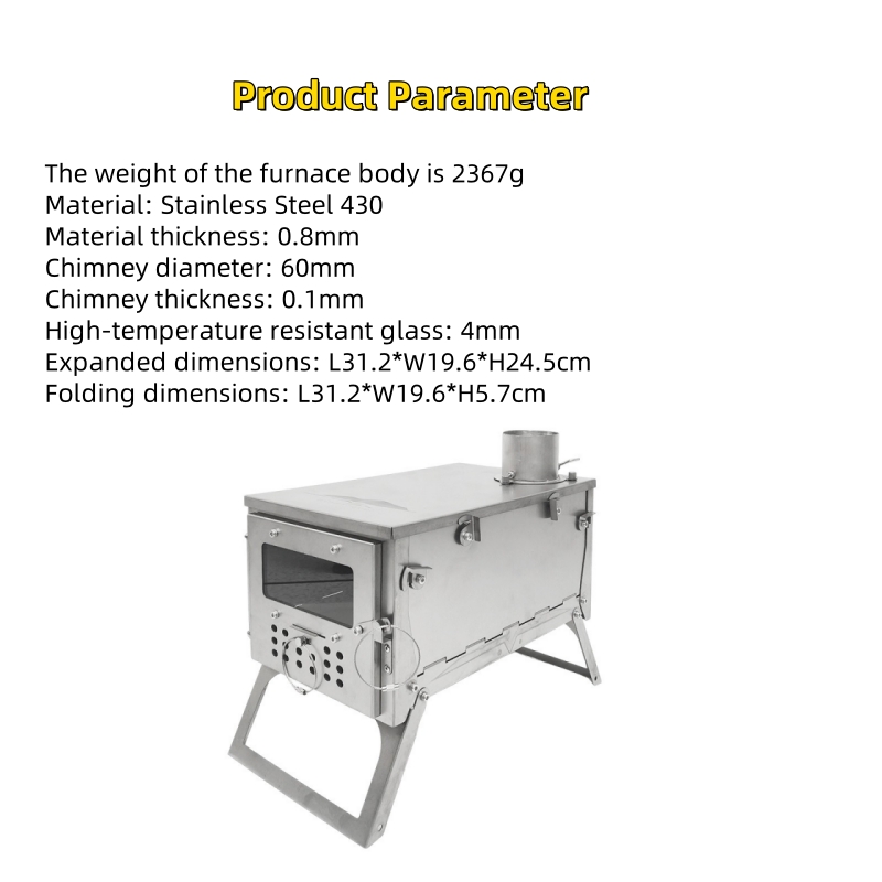 Katlanır Odun Sobası, Paslanma - Outdoor Camping Wood Stove incelemesi ve fiyatı