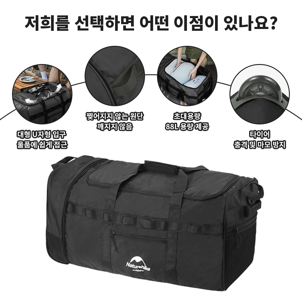 Naturehike 88L kamp çantası ka - Outdoor Camping Folding Storage Box incelemesi ve fiyatı