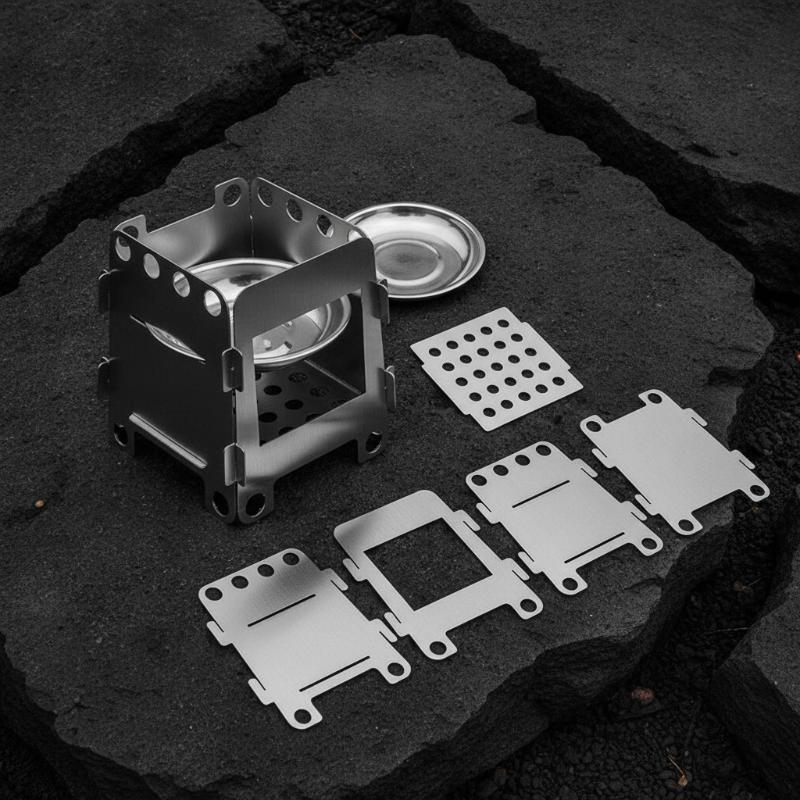 1 Set Hafif Katlanabilir Kamp  - Outdoor Camping Wood Stove incelemesi ve fiyatı