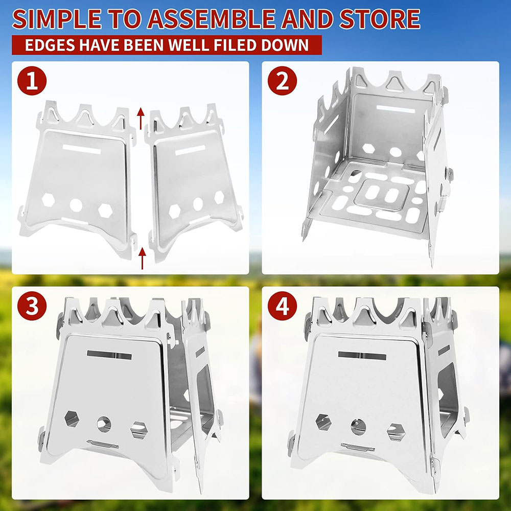 Taşınabilir kamp ahşap soba pa - Outdoor Camping Wood Stove incelemesi ve fiyatı