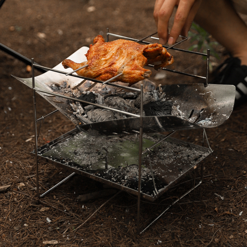 Odun yanan kamp sobası taşınab - Outdoor Camping Wood Stove incelemesi ve fiyatı